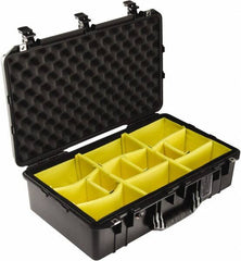 Pelican Products, Inc. - 15-15/32" Wide x 8-15/64" High, Aircase w/Divider - Black - Americas Industrial Supply