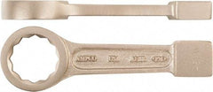 Ampco - 4-1/8" 12 Point Striking Box Wrench - Single End, Aluminum Bronze, Plain Finish - Americas Industrial Supply