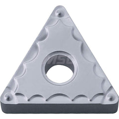 Kyocera TNMG 3305GP TN60 Grade Uncoated Cermet, 0 Degree, Triangle, Negative Rake Angle, Neutral Turning Insert for Continuous and Finishing in (P) Carbon/Alloy Steel