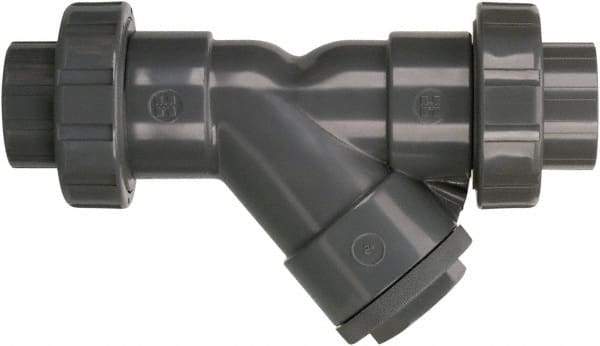 Hayward - 3" Pipe, True Union Threaded Ends, PVC Y-Strainer - 150 psi Pressure Rating - Americas Industrial Supply