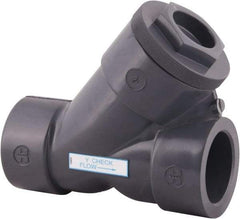 Hayward - 1" PVC Check Valve - Y-Pattern, Socket, 150 WOG - Americas Industrial Supply