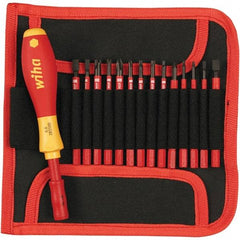 Wiha - Interchangeable Bit Screwdriver Handle - Phillips, Torx & Square Tip - Americas Industrial Supply