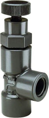 Hayward - 150 Max psi Angle Globe Pressure Reducing Valve - 1/2" Threaded Connection - Americas Industrial Supply