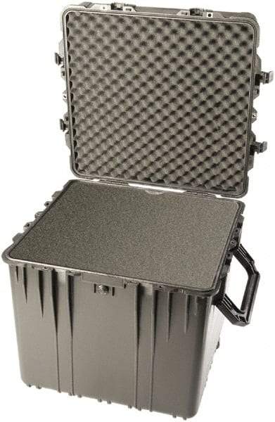 Pelican Products, Inc. - 26-1/2" Wide x 25-1/4" High, Cube Case - Black, Polypropylene - Americas Industrial Supply