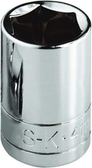 SK - 1-1/16", 1/2" Drive, Standard Hand Socket - 6 Points, Steel, Chrome Finish - Americas Industrial Supply