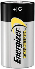 Energizer - Size C, Alkaline, 72 Pack, Standard Battery - 1.5 Volts, Flat Terminal, LR14, ANSI, IEC Regulated - Americas Industrial Supply