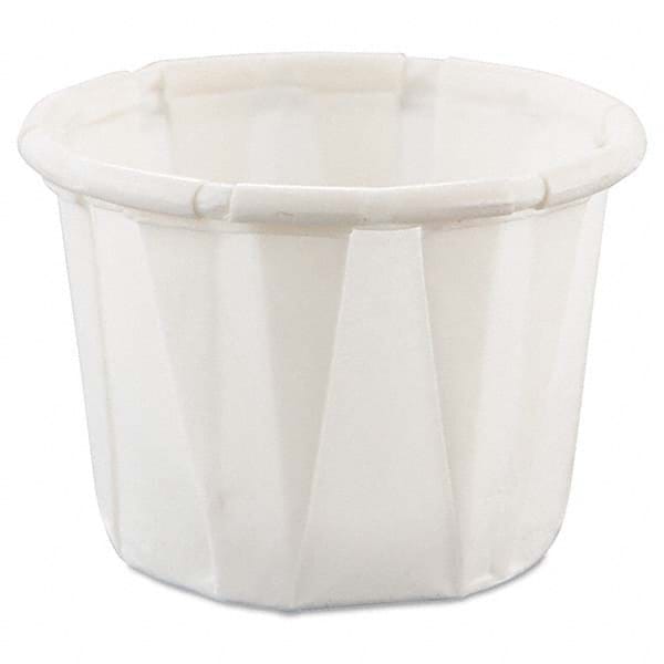 DART - Paper Portion Cups, .5 oz, White, 250/Bag, 20 Bags/Carton - Americas Industrial Supply