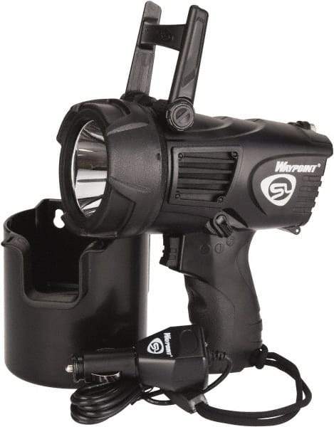 Streamlight - White LED Bulb, 550 Lumens, Spotlight/Lantern Flashlight - Black Plastic Body, 4 C Alkaline Batteries Not Included - Americas Industrial Supply