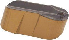Iscar - 600300GIF E Grade IC830, 6mm Cutting Width Carbide Grooving Insert - 3mm Max Depth of Cut, Neutral, 3mm Corner Radius, TiAlN Finish - Americas Industrial Supply