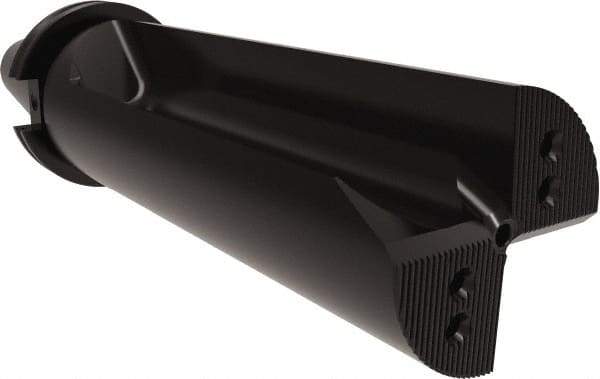 Allied Machine and Engineering - 9" Max Drill Depth, 2.5xD, 3.4" Diam, Indexable Insert Drill - 3 Inserts, CAT50 Taper Shank - Americas Industrial Supply