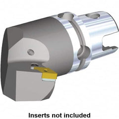 Kennametal - Right Hand Cut, Size KM40, DN.. Insert Compatiblity, Internal or External Modular Turning & Profiling Cutting Unit Head - 47mm Ctr to Cutting Edge, 65mm Head Length, Through Coolant, Series Kenlever - Americas Industrial Supply