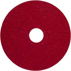 Norton - 7" Diam 7/8" Hole 24 Grit Fiber Disc - Very Coarse Grade, Ceramic Alumina - Americas Industrial Supply