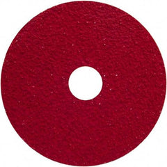 Norton - 7" Diam 7/8" Hole 60 Grit Fiber Disc - Coarse Grade, Ceramic Alumina - Americas Industrial Supply