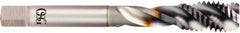 OSG - 3/4-10 UNC 4 Flute 3B Modified Bottoming Spiral Flute Tap - Powdered Metal, TiCN Finish, 125mm OAL, Right Hand Flute, Right Hand Thread, H3, Series 16505 - Americas Industrial Supply