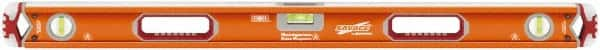 SAVAGE by SWANSON - Magnetic 36" Long 3 Vial Box Beam Level - Aluminum, Orange - Americas Industrial Supply