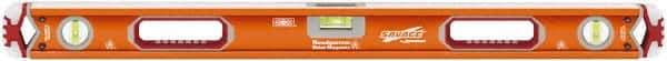 SAVAGE by SWANSON - Magnetic 32" Long 3 Vial Box Beam Level - Aluminum, Orange - Americas Industrial Supply