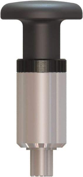 Made in USA - 1/2" Pin Diam, 0.86" Usable Length, Pull Knob Handle Quick Release Pin - 3.97" OAL - Americas Industrial Supply
