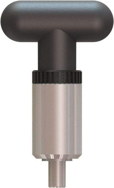 Made in USA - 5/16" Pin Diam, 0.61" Usable Length, T Handle Quick Release Pin - 3.79" OAL - Americas Industrial Supply