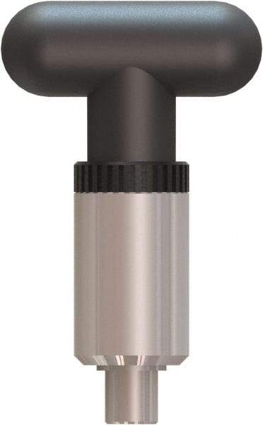 Made in USA - 1/2" Pin Diam, 0.57" Usable Length, T Handle Quick Release Pin - 4" OAL - Americas Industrial Supply
