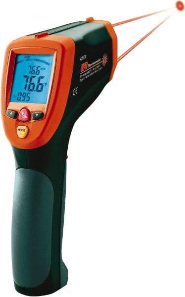 Extech - -50 to 2200°C (-58 to 3992°F) Infrared Thermometer - 50:1 Distance to Spot Ratio - Americas Industrial Supply