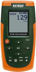 Extech - 0.2 to 20 m/Sec Air CFM and CMM Thermo Anemometer - 140°F Max - Americas Industrial Supply