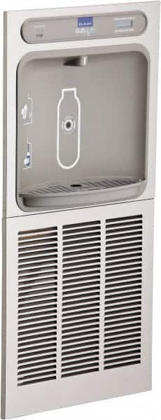 ELKAY - 8 GPH Cooling Capacity Barrier Free Wall Mounted Water Cooler & Fountain - In-Wall, 20 to 105 psi, 0.20 hp, Stainless Steel - Americas Industrial Supply