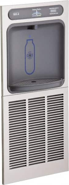 Halsey Taylor - 8 GPH Cooling Capacity In Wall Recessed Water Cooler & Fountain - In-Wall, 20 to 105 psi, 0.20 hp, Stainless Steel - Americas Industrial Supply