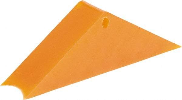 Vestil - 2-1/4" Wide x 3-5/8" High x 11" Deep, Plastic Wheel Chock - Americas Industrial Supply