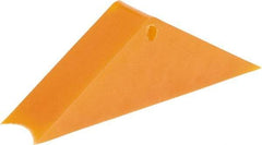 Vestil - 2-1/4" Wide x 3-5/8" High x 11" Deep, Plastic Wheel Chock - Americas Industrial Supply