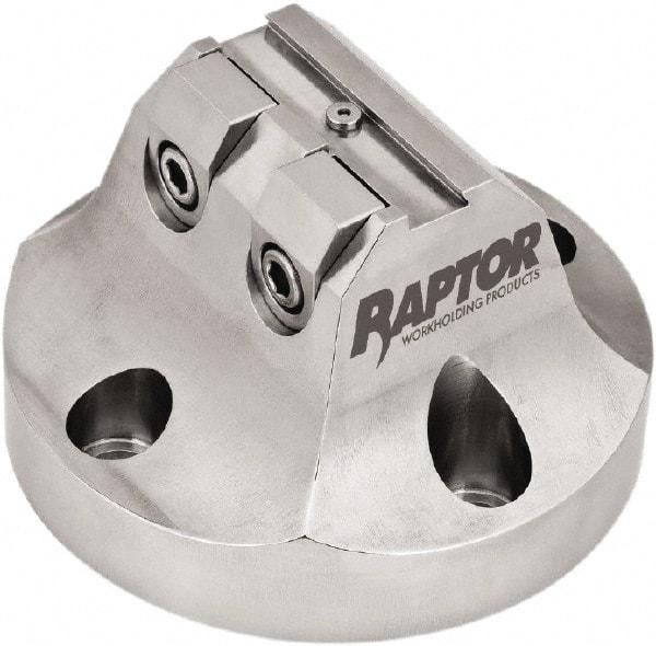 Raptor Workholding - 3/8" Jaw Width, 3" High Dovetail Vise - For Use with 4 & 5 Axis Workholding Systems - Americas Industrial Supply