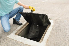UltraTech - 1-3/4' Long x 17" Wide, Drain Seal - Use for Oil/Sediment - Americas Industrial Supply