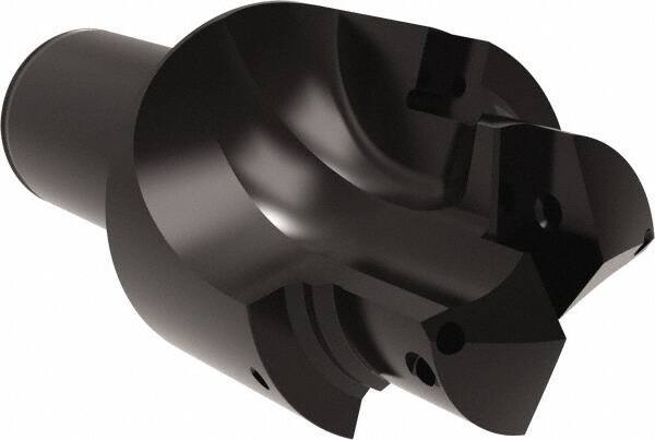 Allied Machine and Engineering - AND10050, MS 33649, SAE AS5202 Standard, 1-7/8-12, 24 Tube Dash Number, 60° Porting Angle, 1.898" Pilot Diam, 1-1/2" Shank Diam, Indexable Spade Blade Insert Porting Tool - 2 Porting Inserts, 5-7/8" Overall Length - Americas Industrial Supply