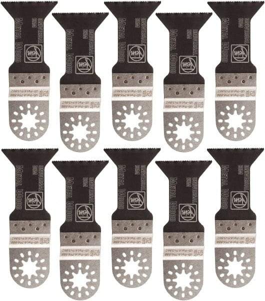 Fein - Rotary & Multi-Tool Multi-Use Saw Blade - 1-3/4" Universal E-Cut Blade, For Fein Multimaster, Wood, Drywall, Plastic Saw Blade - Americas Industrial Supply