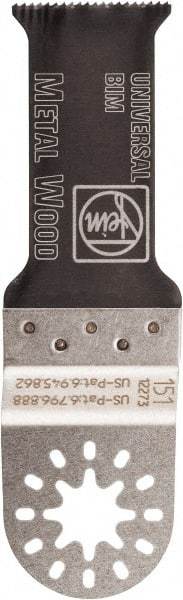 Fein - Rotary & Multi-Tool Multi-Use Saw Blade - 1-1/8" Universal E-Cut Blade, For Fein Multimaster, Wood, Drywall, Plastic Saw Blade - Americas Industrial Supply