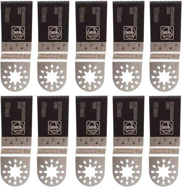 Fein - Rotary & Multi-Tool Multi-Use Saw Blade - 1-3/8" Standard E-Cut Blade, For Fein Multimaster, Wood, Drywall, Plastic Saw Blade - Americas Industrial Supply