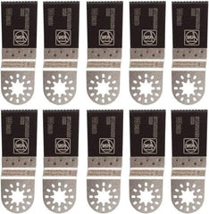 Fein - Rotary & Multi-Tool Multi-Use Saw Blade - 1-3/8" Standard E-Cut Blade, For Fein Multimaster, Wood, Drywall, Plastic Saw Blade - Americas Industrial Supply