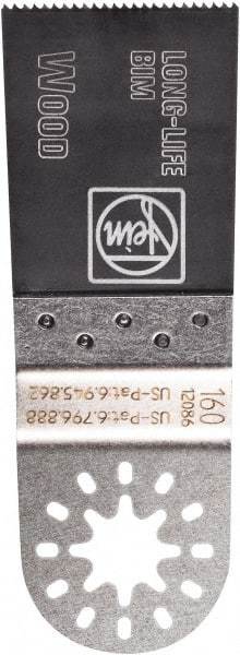 Fein - Rotary & Multi-Tool Multi-Use Saw Blade - 1-3/8" Long Life E-Cut Blade, For Fein Multimaster, Wood, Drywall, Plastic Saw Blade - Americas Industrial Supply