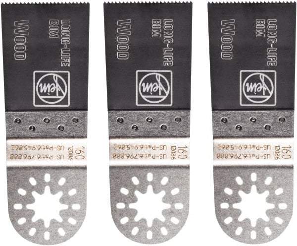 Fein - Rotary & Multi-Tool Multi-Use Saw Blade - 1-3/8" Long Life E-Cut Blade, For Fein Multimaster, Wood, Drywall, Plastic Saw Blade - Americas Industrial Supply