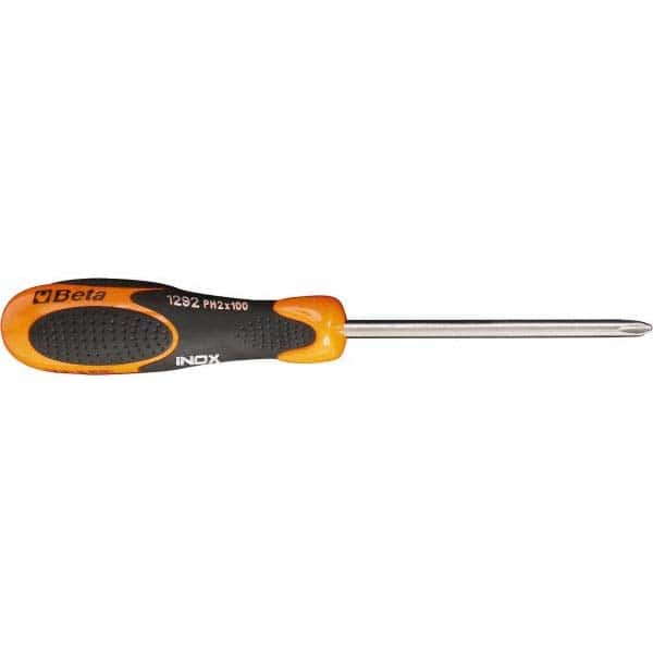 Beta - #2, 9" OAL, Standard Phillips Screwdriver - Americas Industrial Supply