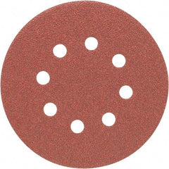 Porter-Cable - 5" Diam, 120 Grit, Aluminum Oxide Hook & Loop Disc - Fine Grade, Coated, C Weight Paper Backing, - Americas Industrial Supply