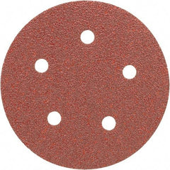 Porter-Cable - 5" Diam, 40 Grit, Aluminum Oxide Hook & Loop Disc - Coarse Grade, Coated, C Weight Paper Backing, - Americas Industrial Supply