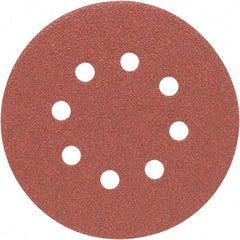 Porter-Cable - 5" Diam, 180 Grit, Aluminum Oxide Hook & Loop Disc - Very Fine Grade, Coated, C Weight Paper Backing, - Americas Industrial Supply