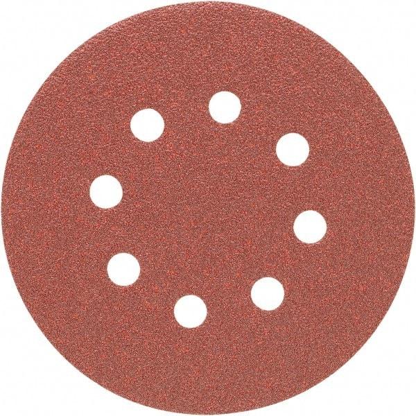 Porter-Cable - 5" Diam, 40 Grit, Aluminum Oxide Hook & Loop Disc - Coarse Grade, Coated, C Weight Paper Backing, - Americas Industrial Supply