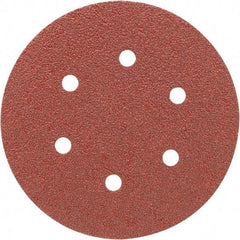 Porter-Cable - 6" Diam, 120 Grit, Aluminum Oxide Hook & Loop Disc - Fine Grade, Coated, C Weight Paper Backing, - Americas Industrial Supply