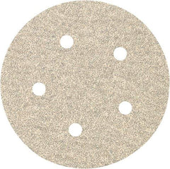 Porter-Cable - 5" Diam, 120 Grit, Zirconia Alumina Hook & Loop Disc - Fine Grade, Coated, C Weight Paper Backing, - Americas Industrial Supply