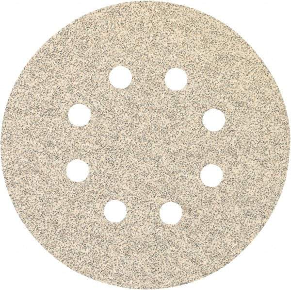Porter-Cable - 5" Diam, 120 Grit, Zirconia Alumina Hook & Loop Disc - Fine Grade, Coated, C Weight Paper Backing, - Americas Industrial Supply