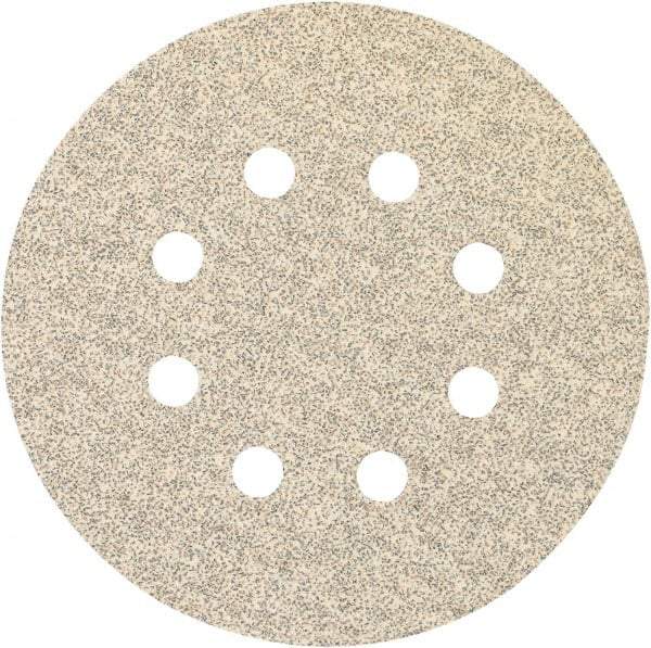 Porter-Cable - 5" Diam, 120 Grit, Zirconia Alumina Hook & Loop Disc - Fine Grade, Coated, C Weight Paper Backing, - Americas Industrial Supply
