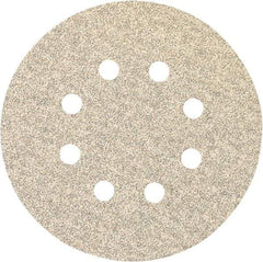 Porter-Cable - 5" Diam, 120 Grit, Zirconia Alumina Hook & Loop Disc - Fine Grade, Coated, C Weight Paper Backing, - Americas Industrial Supply