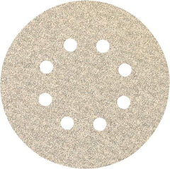 Porter-Cable - 5" Diam, 220 Grit, Zirconia Alumina Hook & Loop Disc - Very Fine Grade, Coated, C Weight Paper Backing, - Americas Industrial Supply