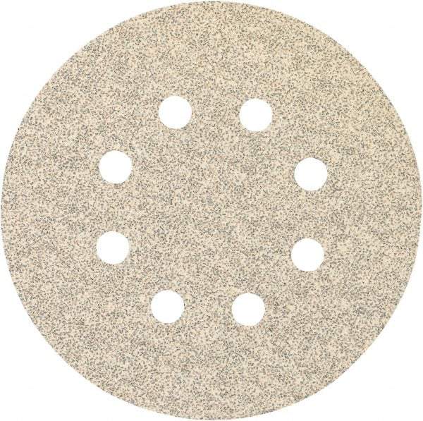 Porter-Cable - 5" Diam, 220 Grit, Zirconia Alumina Hook & Loop Disc - Very Fine Grade, Coated, C Weight Paper Backing, - Americas Industrial Supply